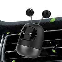 car vent clip air freshener cute air freshener for car mini cute robot solid aromatherapy tablet car diffuser with 3 aroma