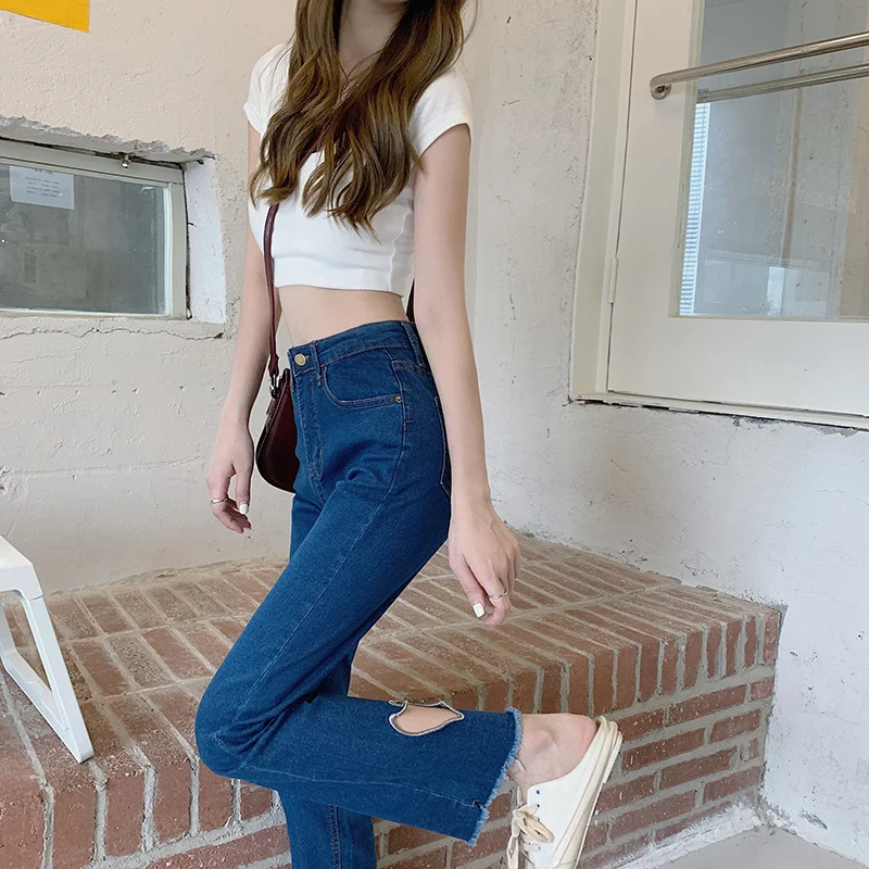 Straight Leg Jeans Woman High Waist Y2k Newjeans Baggy Jeans Women 2022 Korean Fashion Streetwear Denim Vintage Clothes Pants