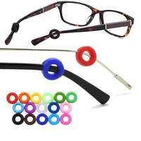 10 pair eyeglass temple tips sleeve retainer silicone anti slip holder elastic glasses ear hook mirror leg glasses accessories
