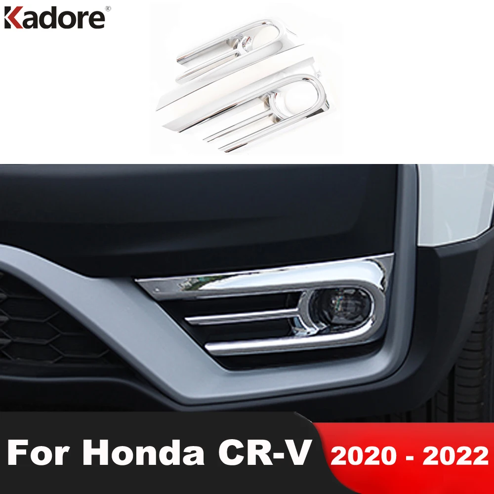 

Автомобильные аксессуары для Honda CRV CR-V 2020 2021 2022, хромированная крышка передней противотуманной фары, отделка противотумансветильник, молдинг, рамка, планка, наклейка