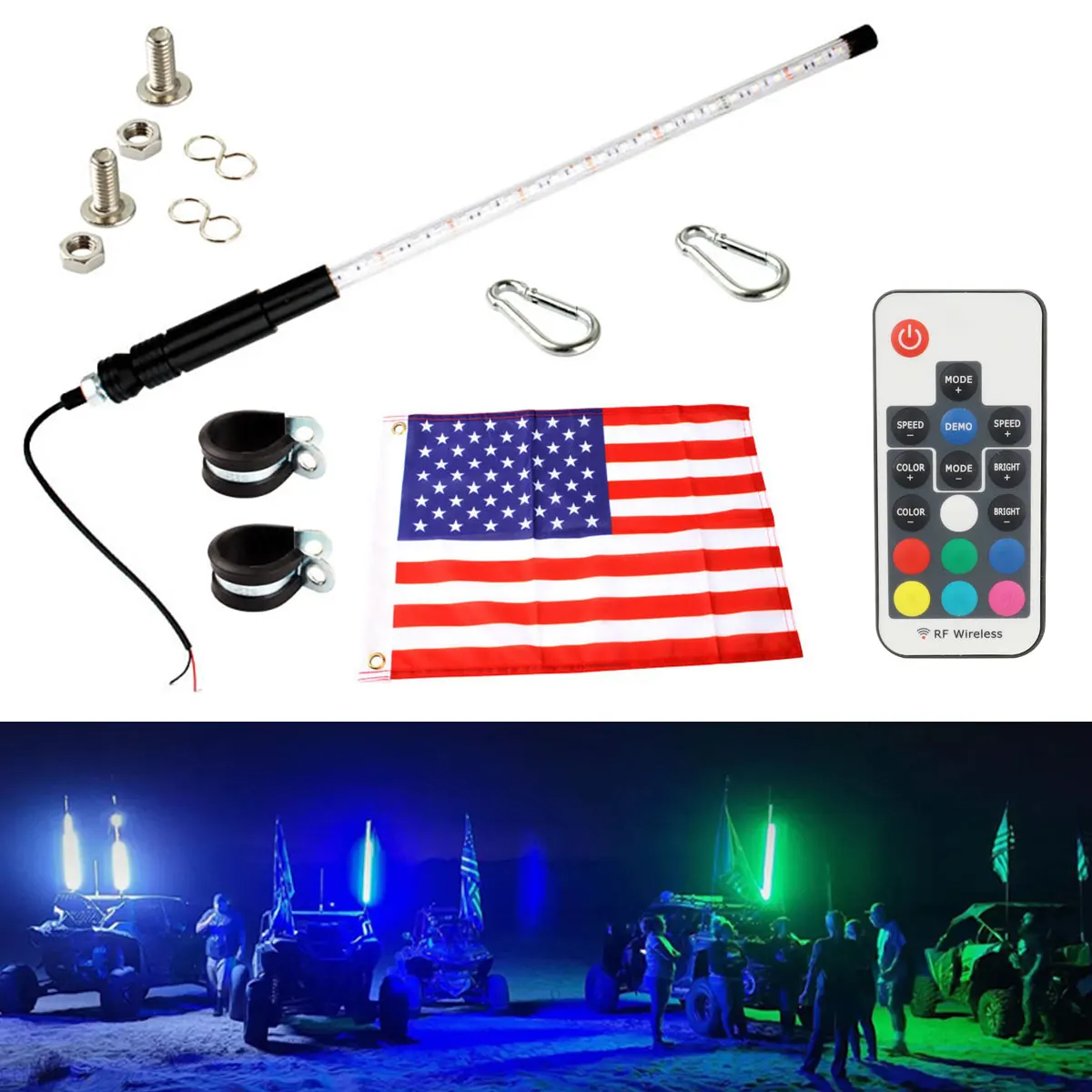 Автомобильный флаг, 60/90 см, 9-32 в