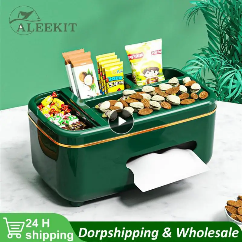 

Tissue Box Household Tissue Nordic Style Tissue Paper Drawer Multifunctional Storage Box Trash Bin Home Storage
