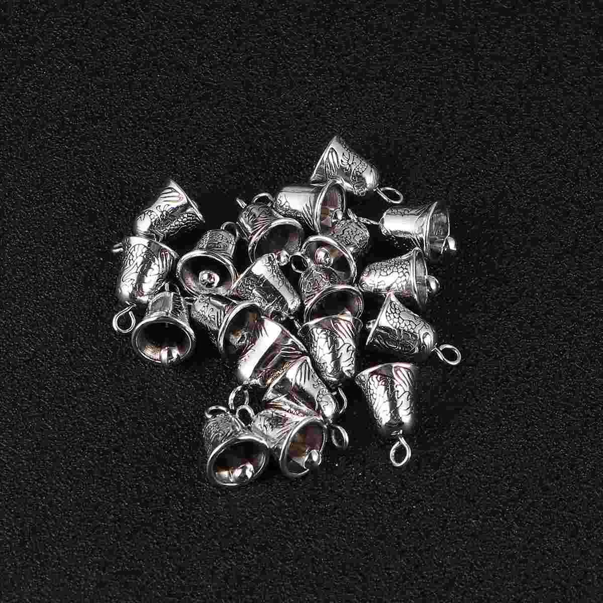

20pcs DIY Alloy Jewelry Accessories Christmas Bell Pendants DIY Ornaments Jingle Bell Charms Pendants for Jewelry Making