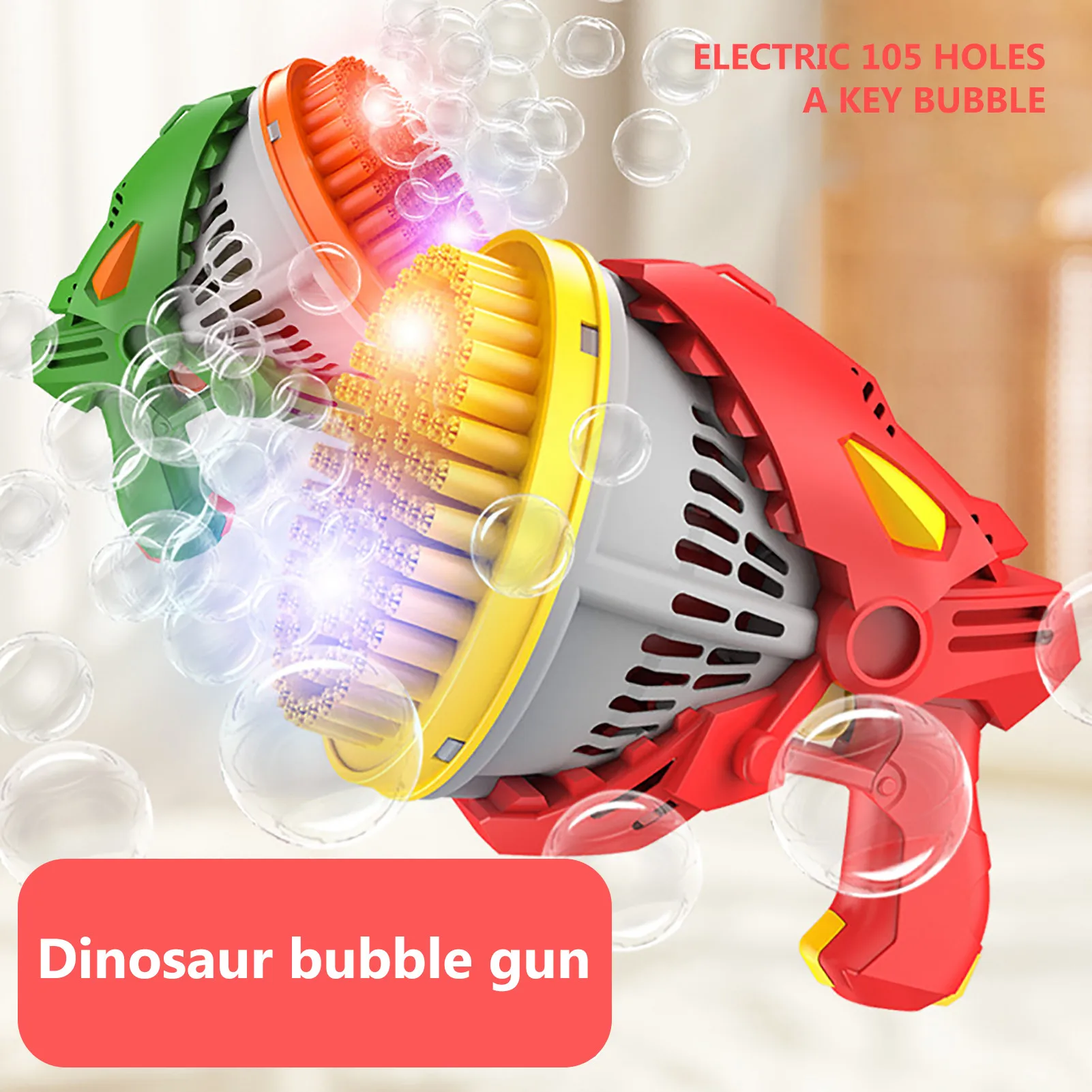 

Dinosaur Bubble Machine Ergonomic Handle Bubble Guns Toys With Cool Dinosaur Shape Toddlers Outdoor Toys Bubble Blower For Party
