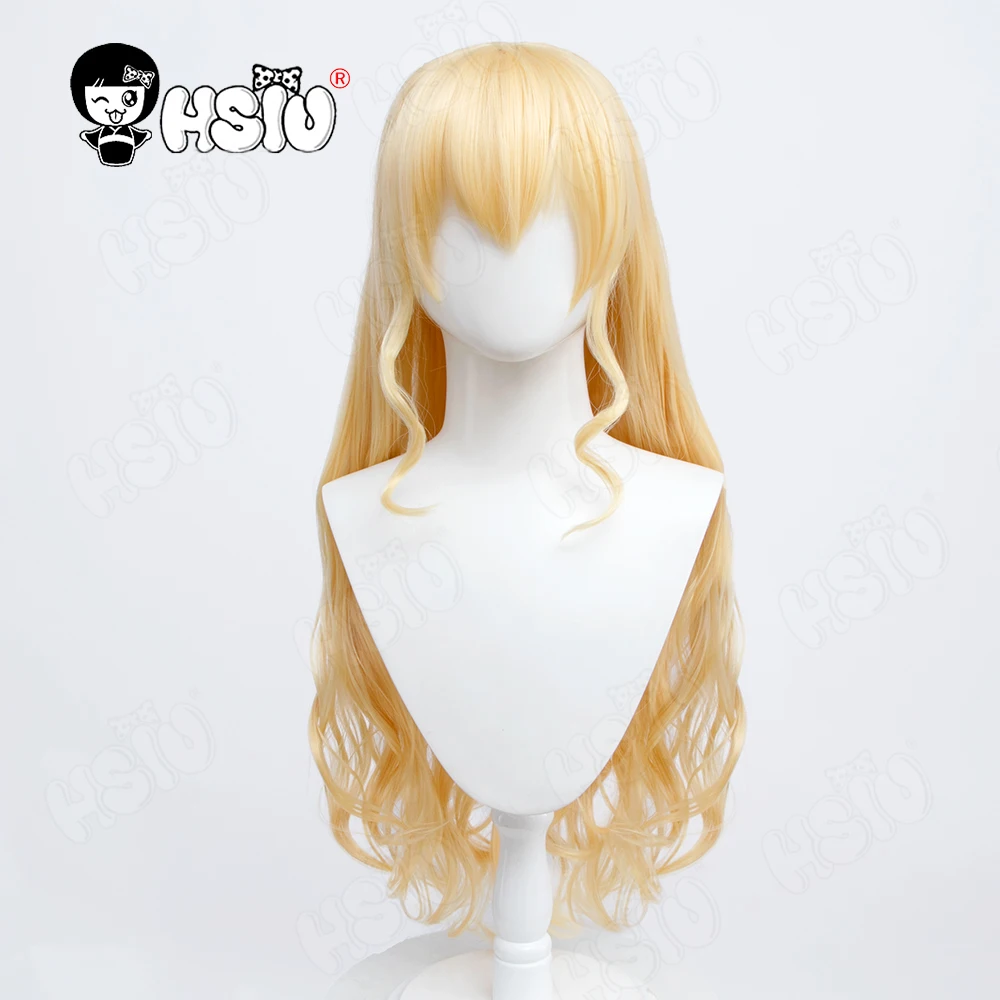 

Tachibana Hinata Cosplay Wig Anime Life With an Ordinary Guy Who Reincarnated Into a Total Fantasy Knockout yellow long curls