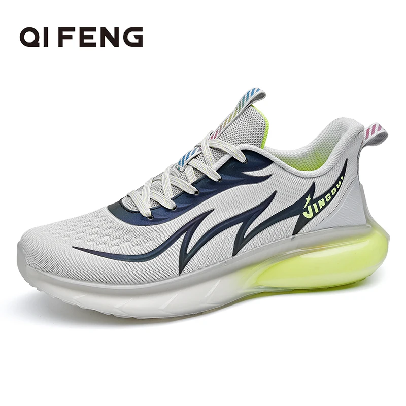 

Mens Popular Casual Fashion Sport Shoes Black Air Mesh Summer Mesh Sneakers Autumn Canvas Footwear White Jogging Running Shoes