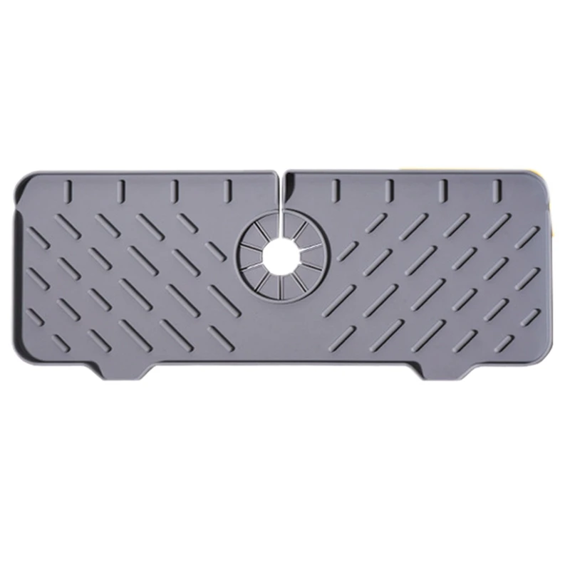 

Защита от брызг на кухонную раковину, силиконовый коврик для смесителя, Впитывающий Коврик для смесителя для кухни и ванной комнаты