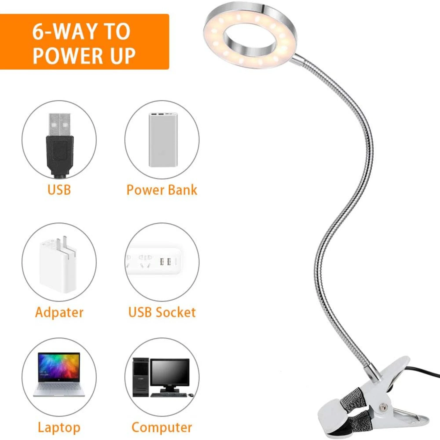 Effortlessly upgrade your workspace productivity with this sophisticated high-quality LED desk lamp in a chic matte finish. Ele