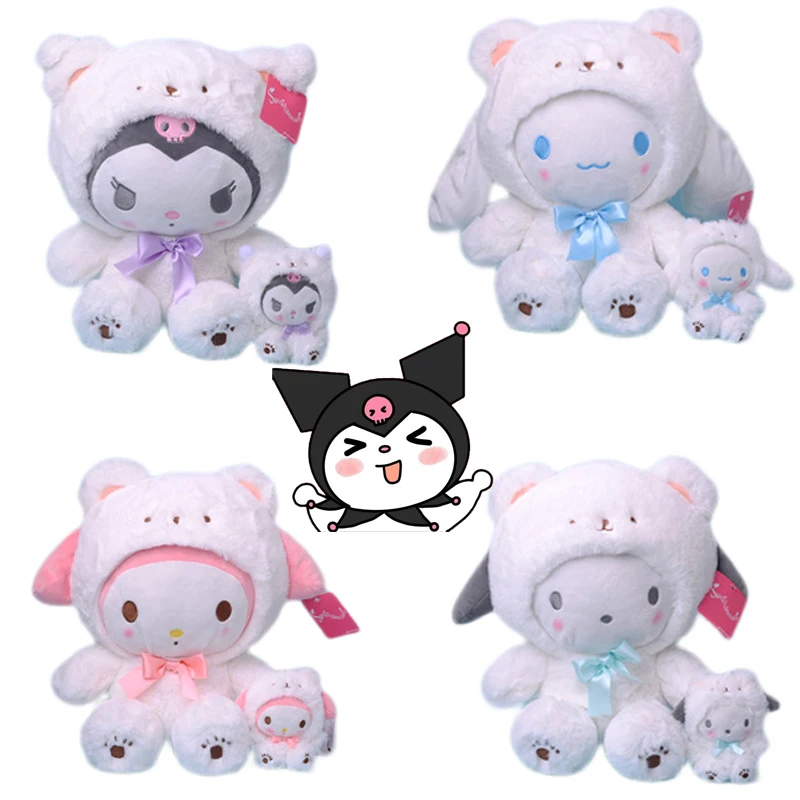 

Брелок Kawaii Hello Kittys-Плюшевая Кукла Sanrioed мультфильм аниме почтовый пояс Cinnamoroll Kuromi подвеска на рюкзак украшение комнаты подарок