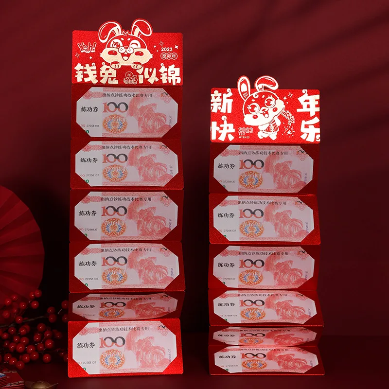 

2023 Chinese Cartoon Rabbit Red Envelopes New Year Red Envelopes Spring Festival Money Pockets Wedding Lucky Packets Gift Bag