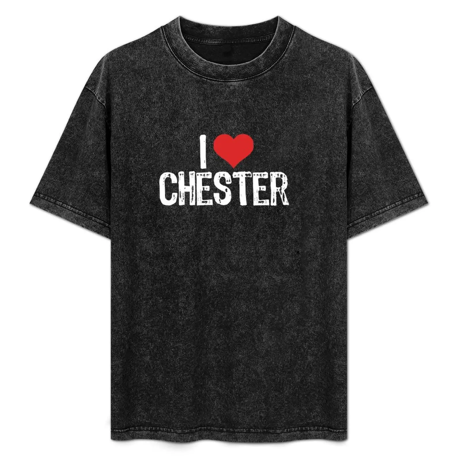 Футболка I Love Chester забавные футболки одежда в стиле аниме для мужчин