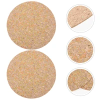 2pcs office mousepad moisture proof anti fouling round pad double sided pad small mousepad