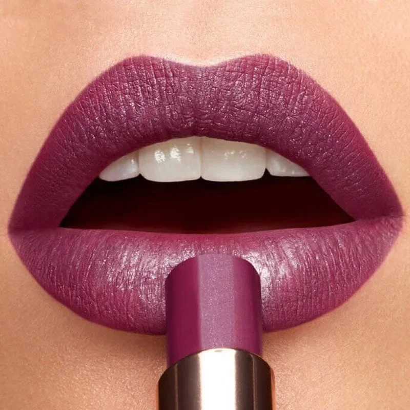 

Waterproof Matte Velvet Lipstick Sexy Nude Red Pink Long Lasting Non-Stick Cup Lipsticks Moisturize Not Fade Lip Makeup Cosmetic