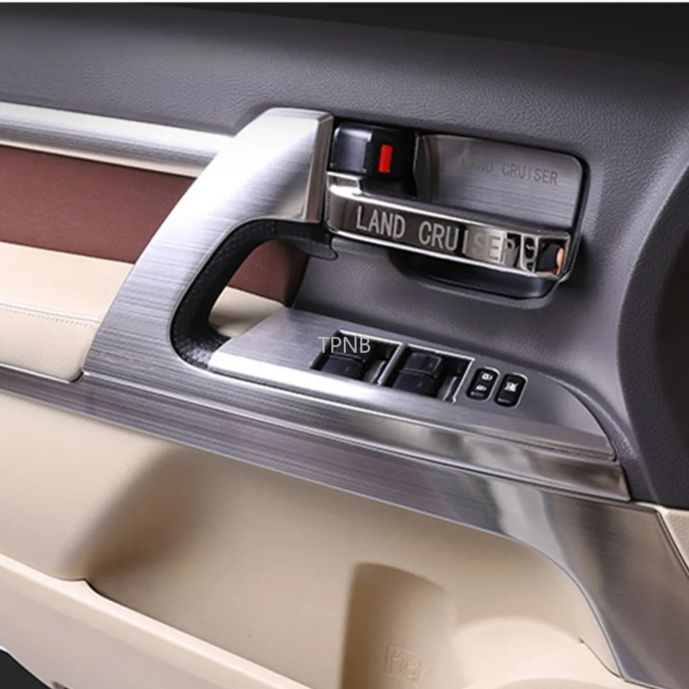 Фото Панель переключателя из нержавеющей стали для Toyota Land Cruiser 200 LC200 №5