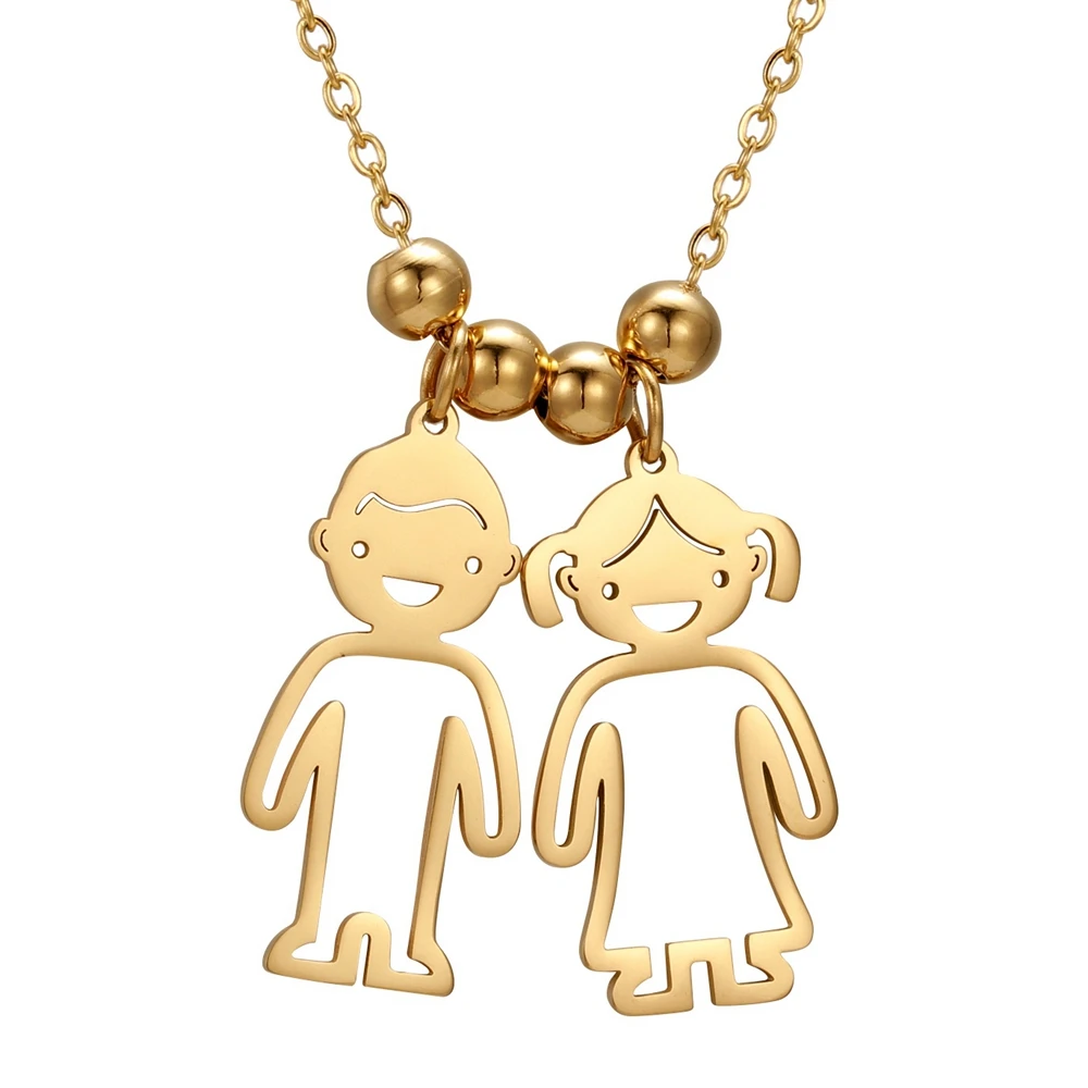 

Ювелирные изделия из нержавеющей стали, 2 цвета s _ цвет, сталь, цвет 27,6x13, 1/1/26x14,7 мм, ожерелье с подвеской для мальчиков и девочек с цепочкой дл...