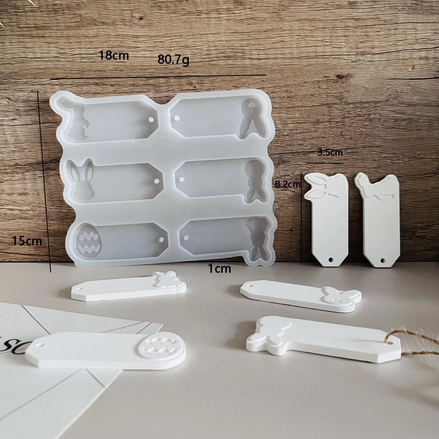 Пасхальный кролик яйцевые бирки цементные силиконовые формы украшение книжная