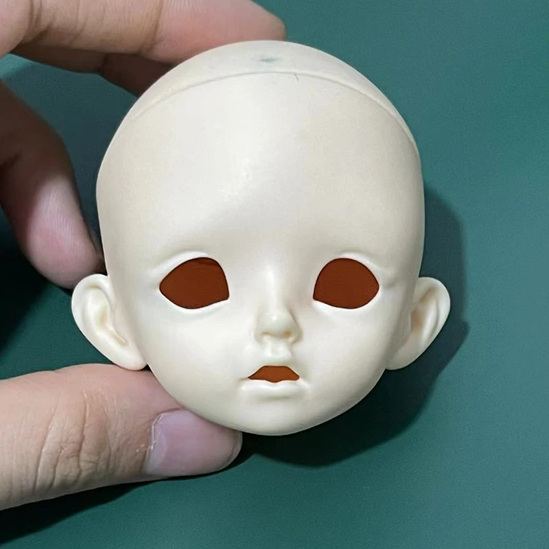 

30cm Doll Head Resin Makeup Head 1/6 BJD Normal Skin Head Accessories Can Open Head