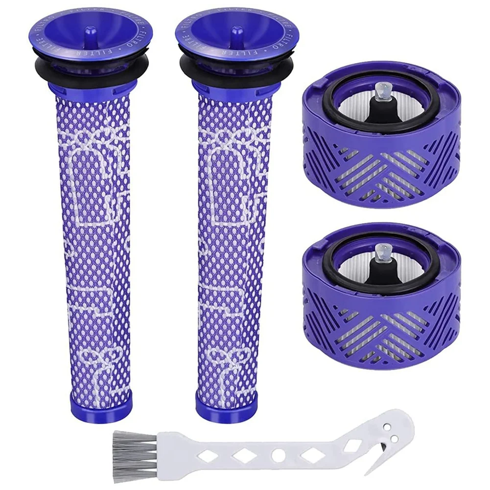 Заменяет фильтр для Dyson V6 аксессуары моющийся предварительный и постфильтр HEPA