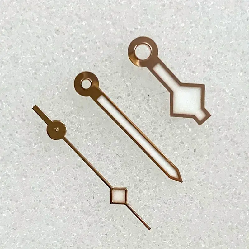 Hands watch accessories Hands blue luminous white silver rimmed white gold rimmed Fits NH35 NH36 calibre