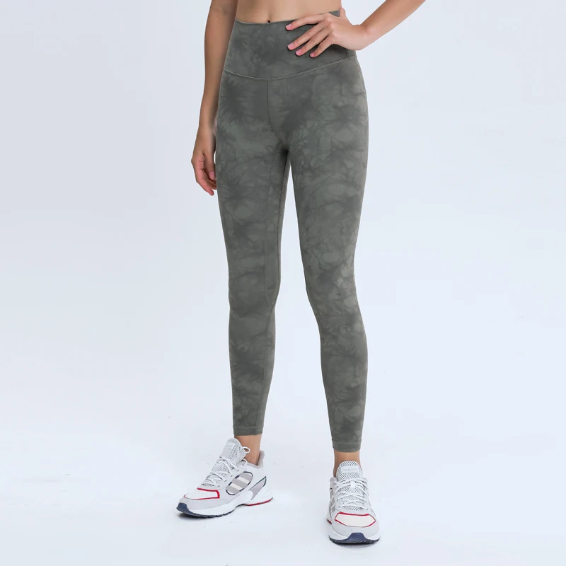 Nepoagym 7/8 Pattern Women Yoga Leggings Tie Dye Yoga Pants Buttery Soft Workout Tights for Sports Fitness
