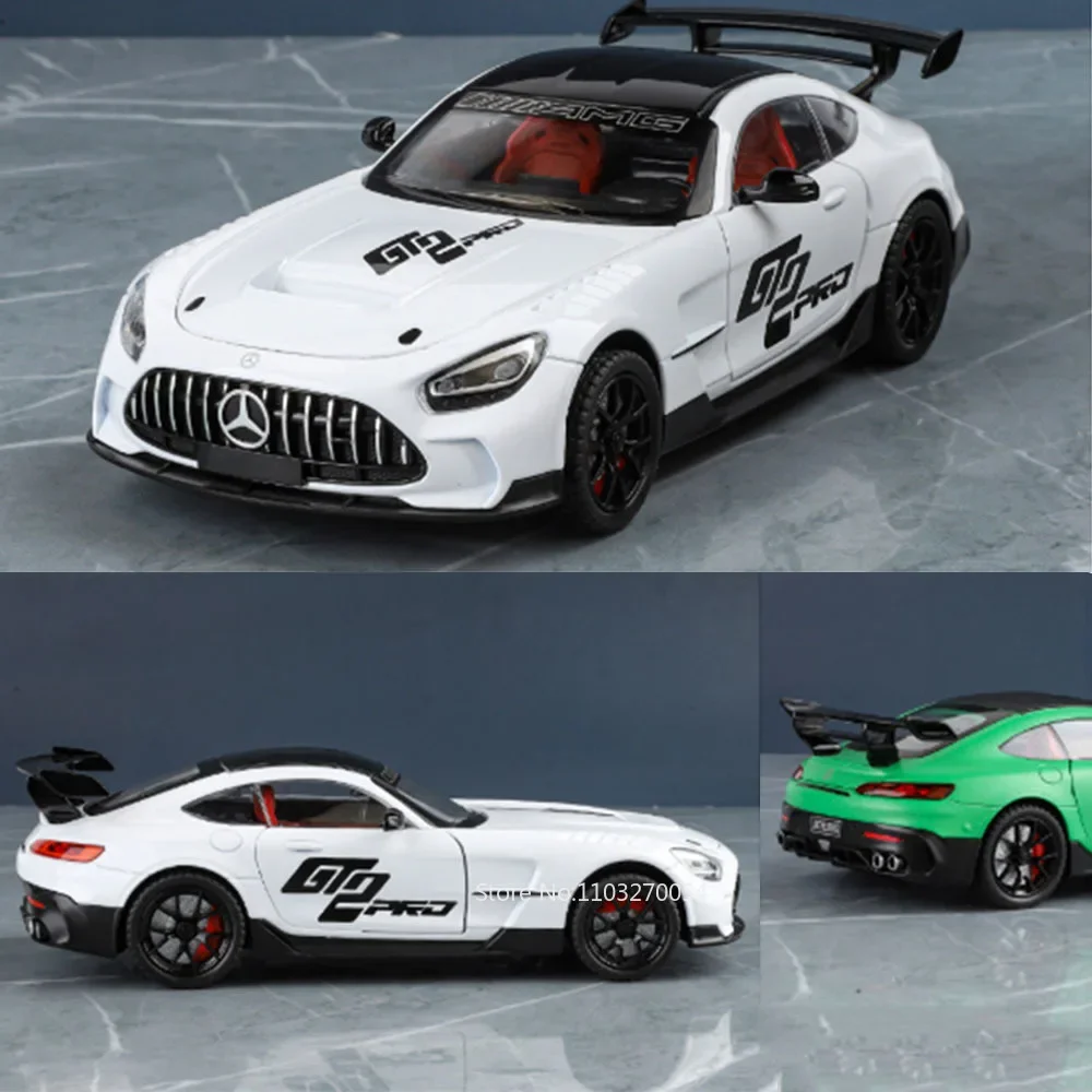 1:24 Benz AMG GT Миниатюрная модель из сплава игрушки спортивный автомобиль литой под