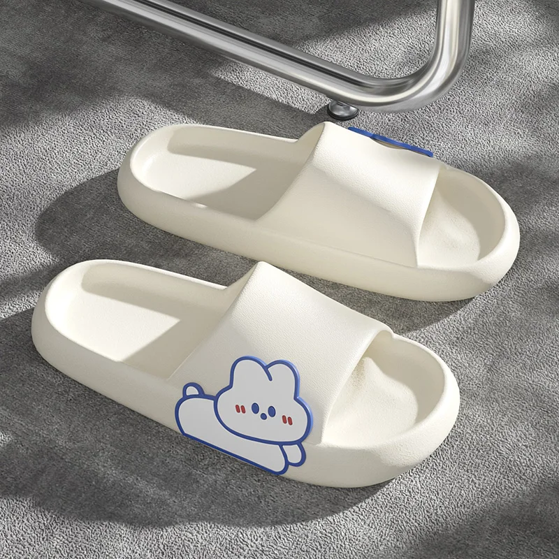 Graffiti Women Slippers Summer Slide Cartoon Shoes EVA Outdoor Women Slides Soft Thick Soled Non-slip Pool Indoor Home Slippers