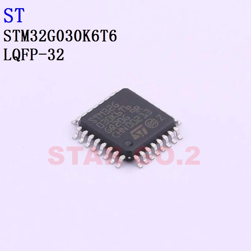 

5PCSx STM32G030K6T6 LQFP-32 ST Microcontroller