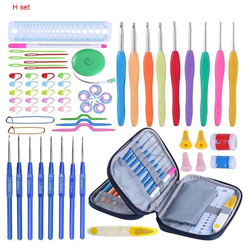 19 видов стилей набор крючков для вязания спиц спицы инструменты свитеров
