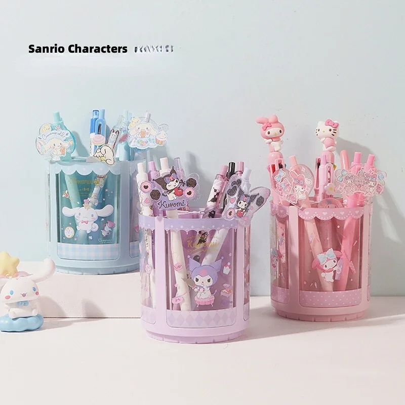 MINISO Sanrio Series мультфильм Kuromi Cinnamorroll вращающаяся стандартная коробка большой