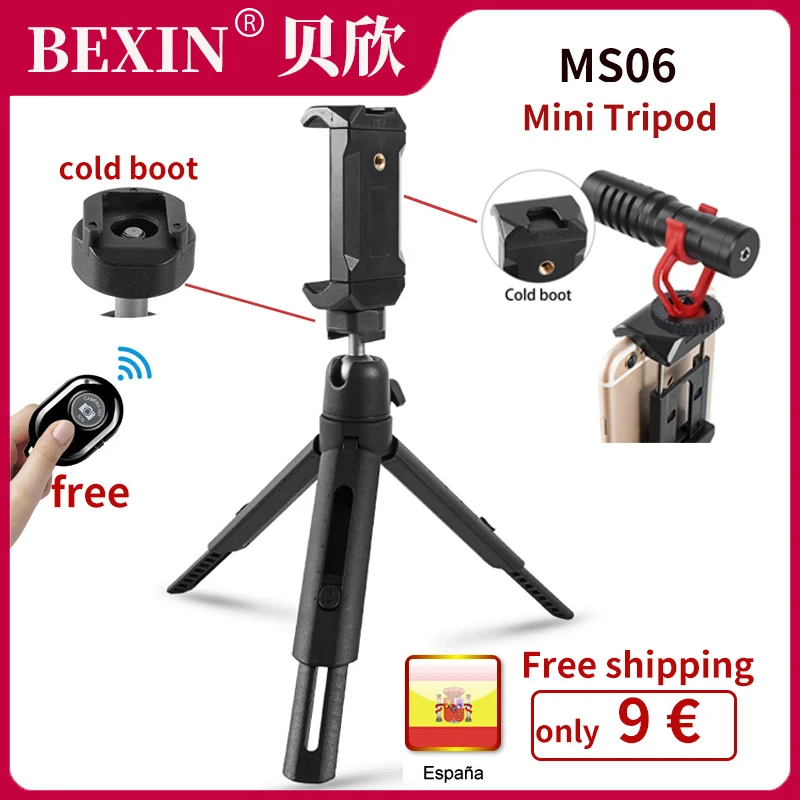 

Mini Selfie Stick Tripod Phone Tripod Stand Universal Photography for Gopro iPhone Samsung Xiaomi Huawei Phone Live Tripode Par