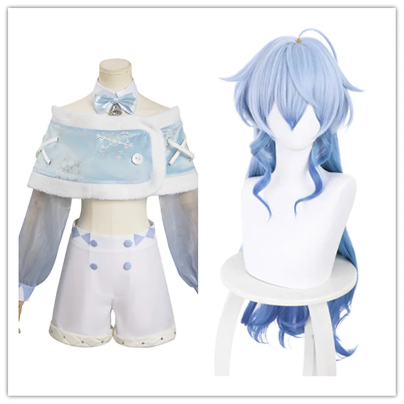 

Genshin Impact Ganyu Cosplay Costume Adult Women Christmas Skirts Outfits Costume Uniform Outfits Halloween Carnival Party Suit