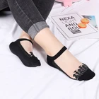 Носки женские, яркие, ультратонкие, прозрачные, кружевные, эластичные, розовые, Лидер продаж