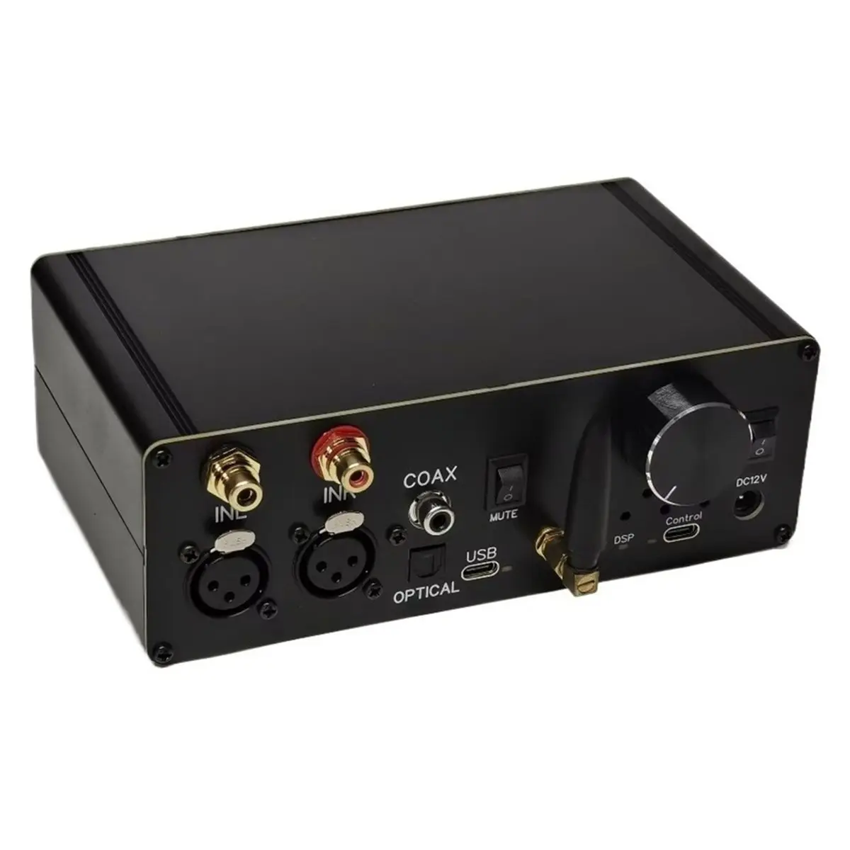 Фото (A30I) Аудиопроцессор M26DSP ADAU1452, 2 входа, 6 выходов, USB QCC3084, Bluetooth, для входов RCA/XLR, коаксиальных и оптических сигналов №5
