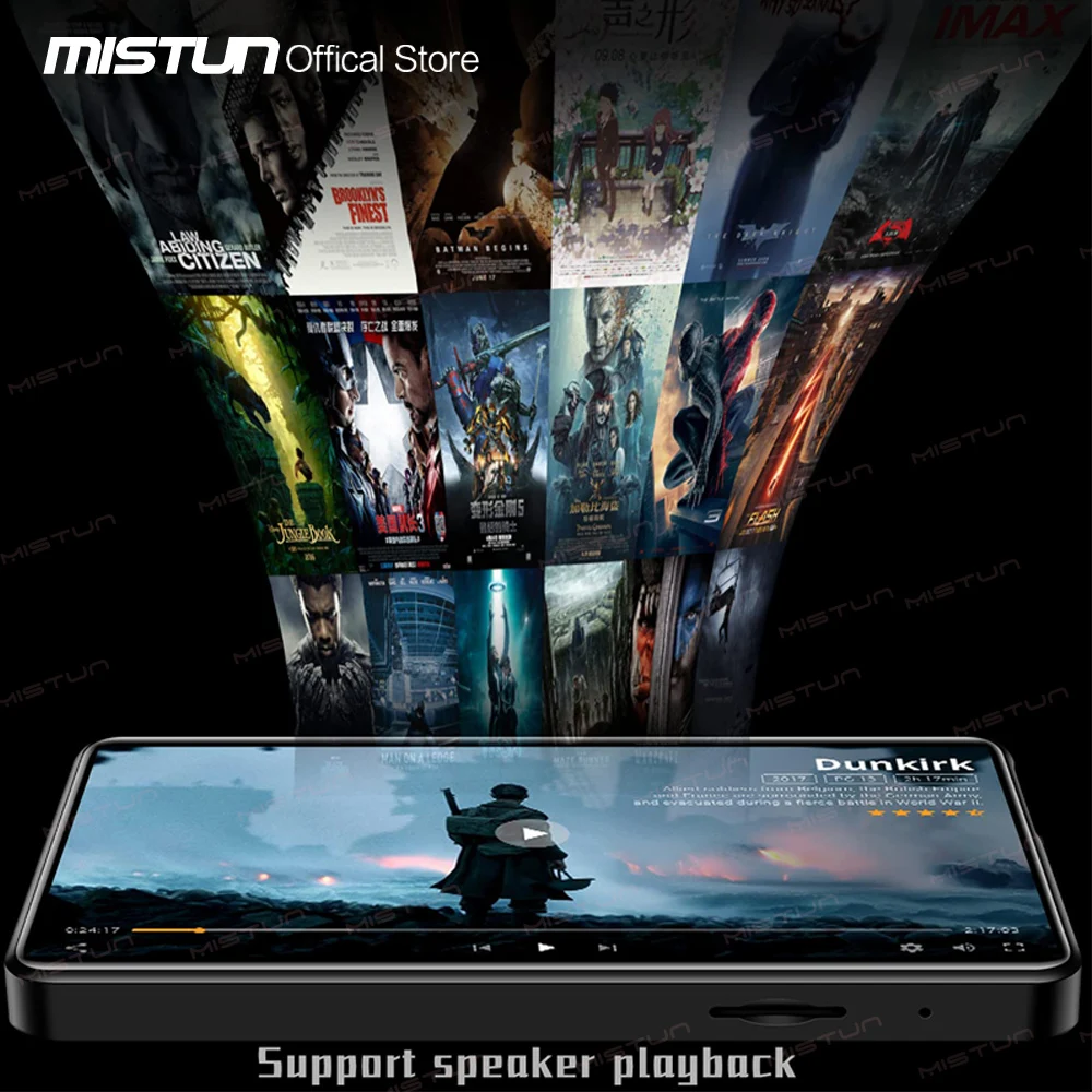 Mp3-плеер с сенсорным экраном 4 0 дюйма поддержкой Bluetooth MP3 MP4 музыкальный плеер