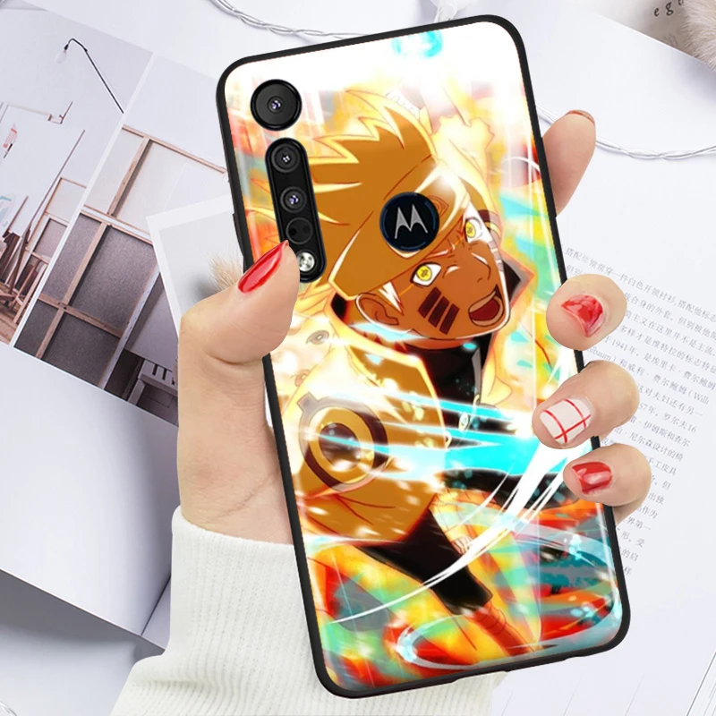 fashion naruto cool for motorola moto g g60 g60s g50 g40 g9 g10 e7i e6s power edge 20 e20 2021 x3 s pro black phone case free global shipping