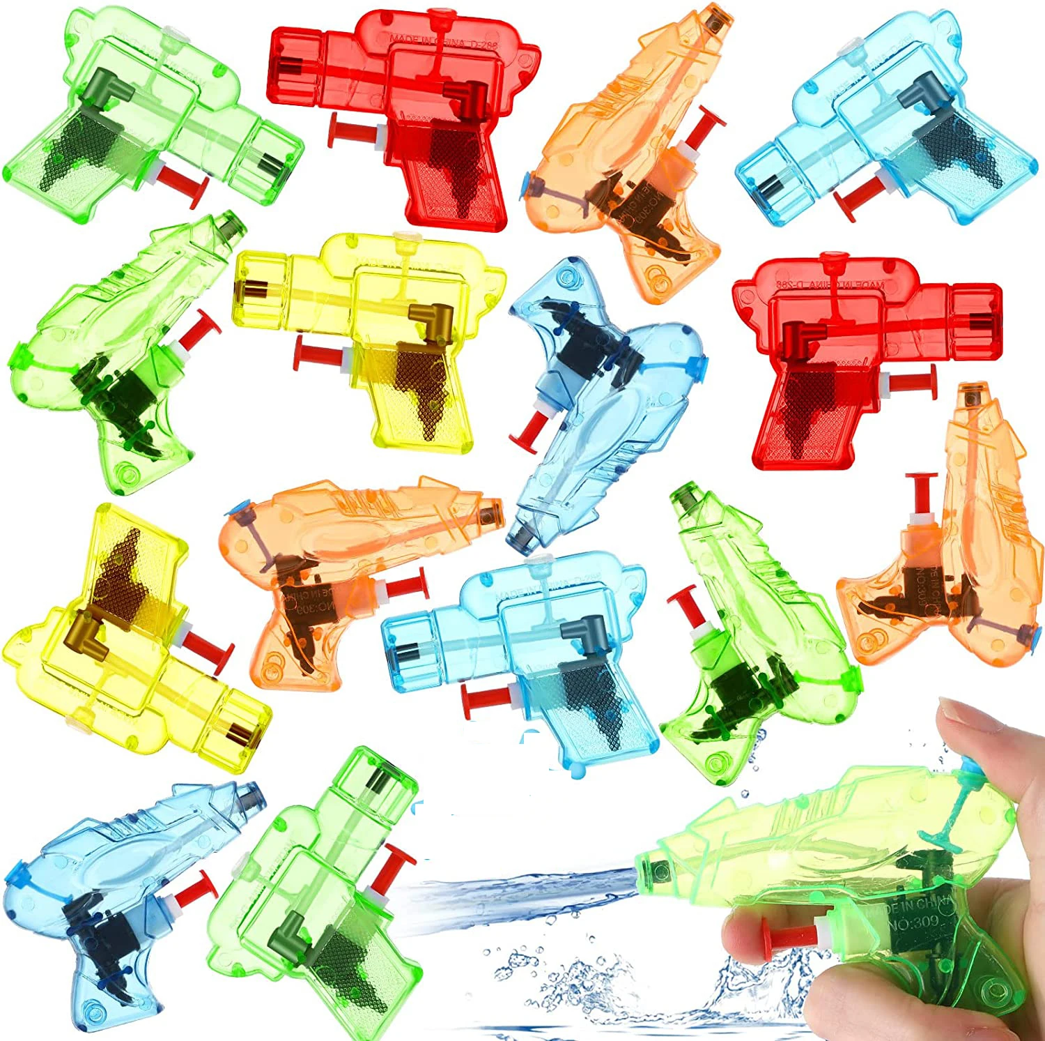

Mini Water Gun Plastic Summer Squirt Toys Small Squirt Gun Fun Water Pistol for Outdoor Beach Bath Swimming Pool Game PartyFavor