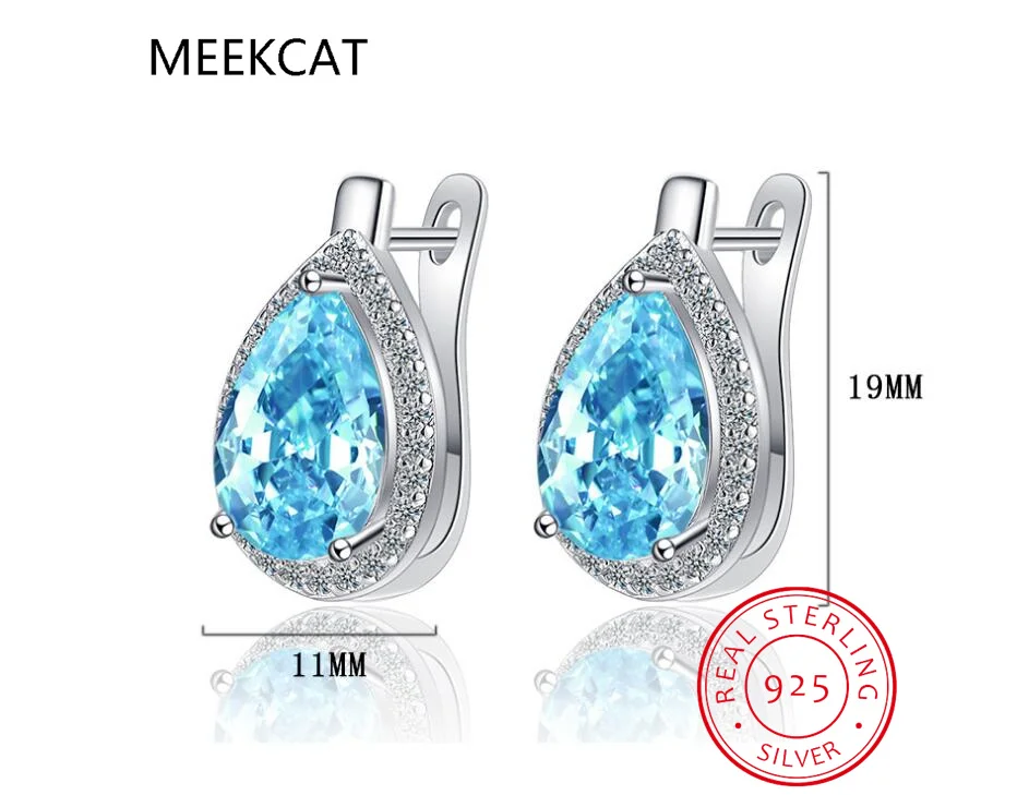 Груша натуральный синий топаз аметист цитрин гранат сапфир рубин изумруд