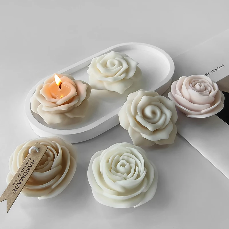 Силиконовая 3D форма для выпечки в виде цветов ручной работы