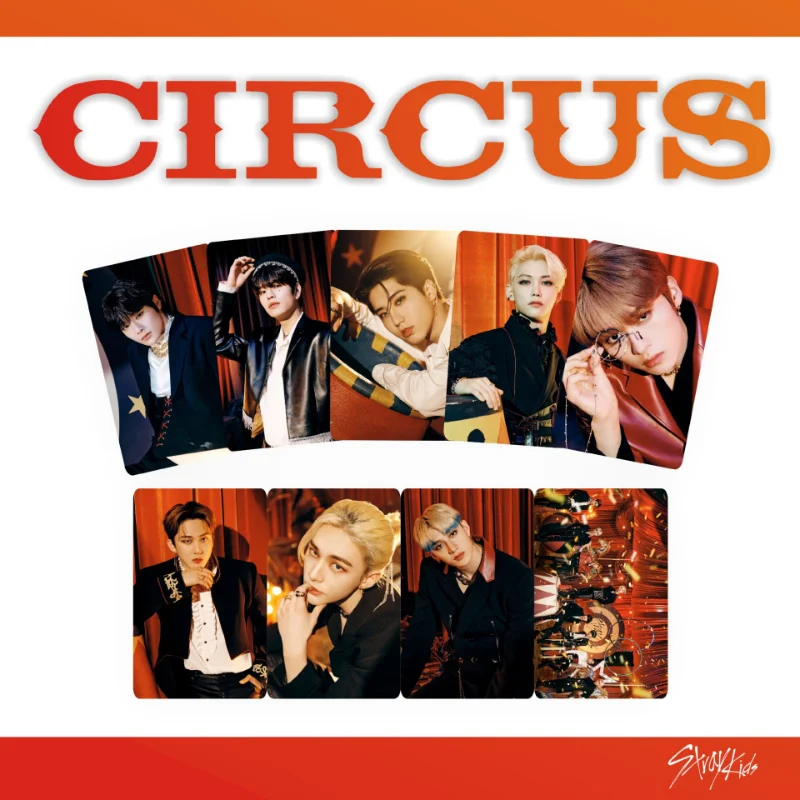 

9pcs/set KPOP Stray Kids GIRCUS Photocard Collectioncard Starcard Photo Smallcard New Korea Group Thank You Card K-POP SK FELIX