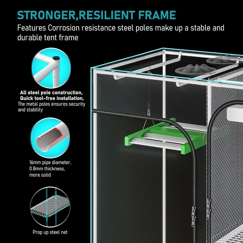 Растущие палатки майларовый холст светоотражающая коробка для комнаты дом лож