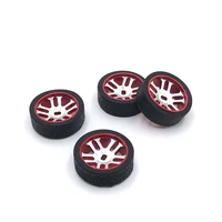wltoys 128 series mosquito car metal wheels k989 awd iw04m model car parts racing soft tire leather wheels