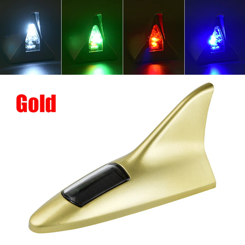 

Universal Warning Light Solar Shark Fin With High Efficiency Solar Panels Roof Refitting Warning Explosion Flash Decorative Lamp
