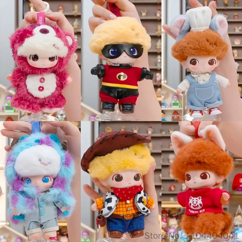 Фото POP MART DIMOO WORLD PIXAR SERIES: Коллекционная фигурка-сюрприз в закрытой упаковке (Blind Box) — Аниме-фигурка, виниловая плюшевая подвеска, загадочная коробка-сюрприз, пакет-сюрприз. №3
