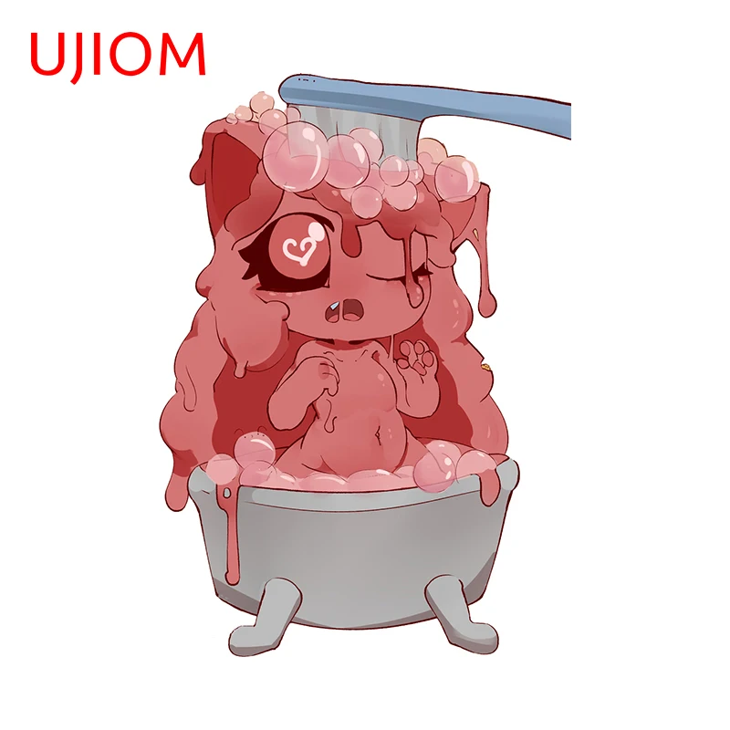 Мультяшные милые настенные стикеры UJIOM 13 см X 9 2 с корпоральным рисунком детская