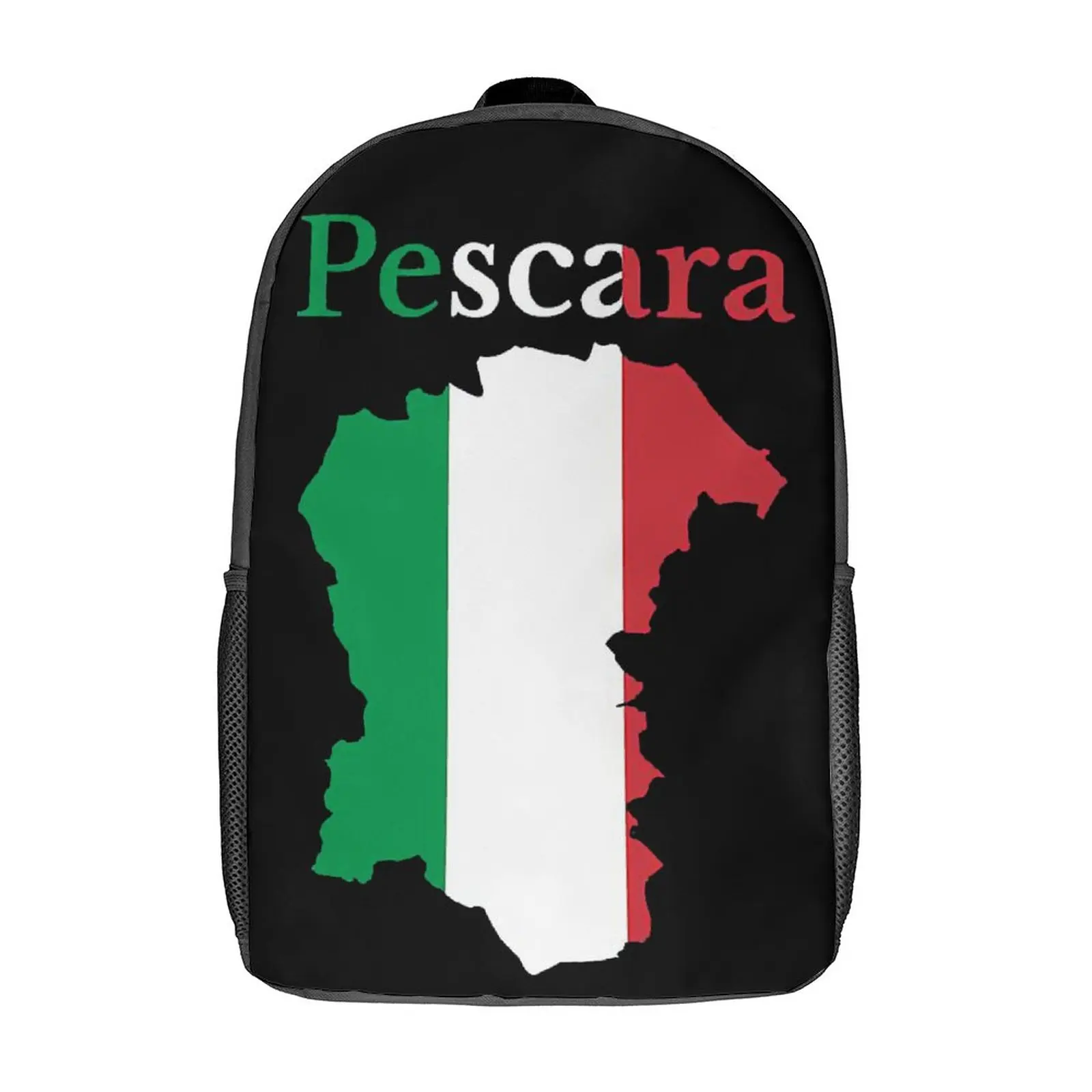 

Province of Pescara Map Italian Province Firm Cosy Infantry Pack17 Inch Shoulder Backpack Vintage Sports Activities Hot Sale