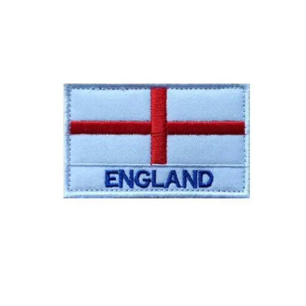 

Flag of England Armband Embroidered Patch Hook & Loop Iron On Embroidery Velcros Badge Military Stripe