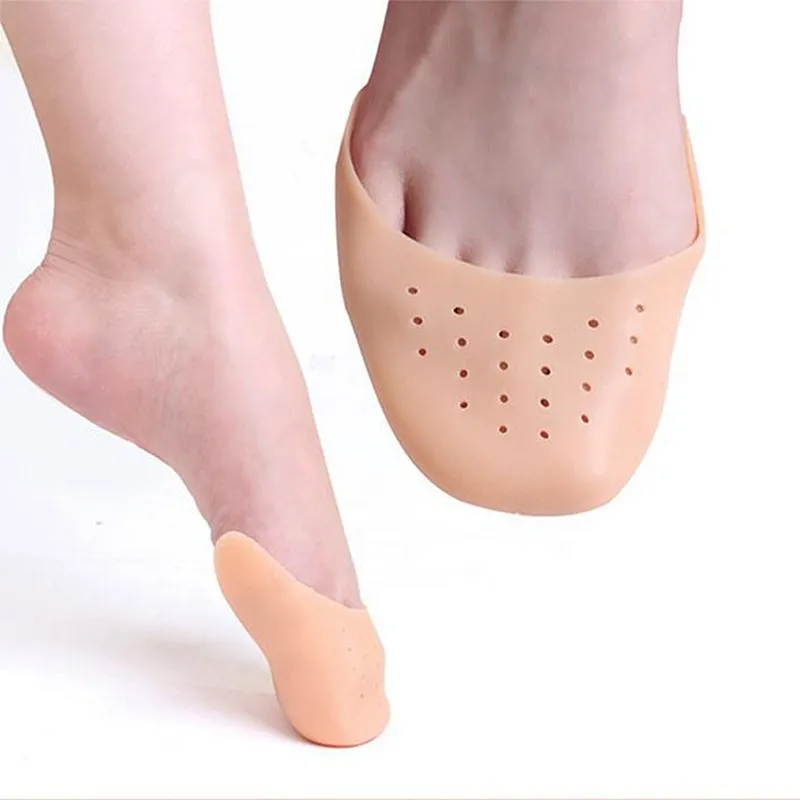 

Forefoot Pad Toe Protector Silicone High Heel Ballerina Half Size Cushion Pain Relief Non-slip Shoe Insole for Women Foot Care