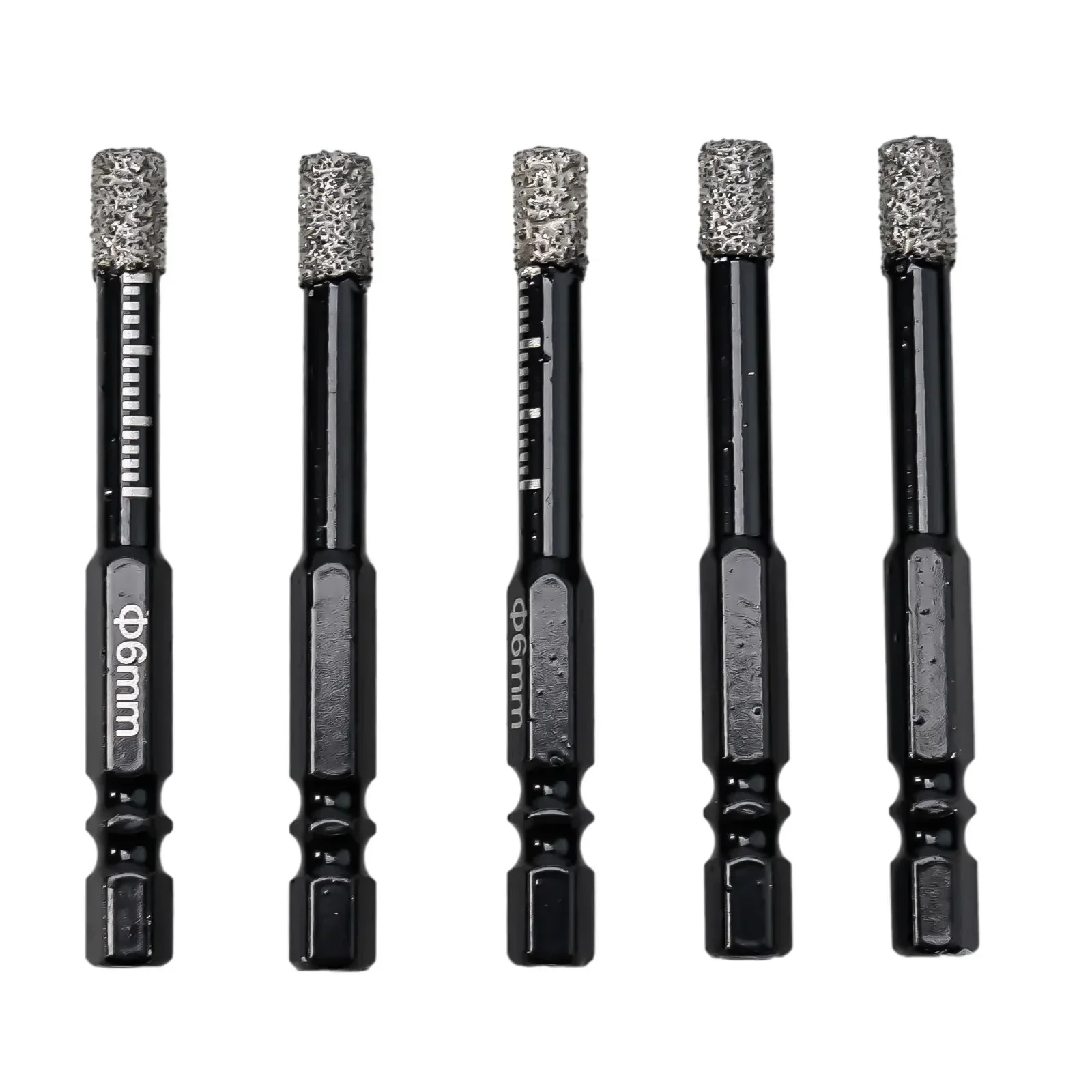 5 шт. шестигранная ручка вакуумная пайка алмазные сухие сверла сверло для