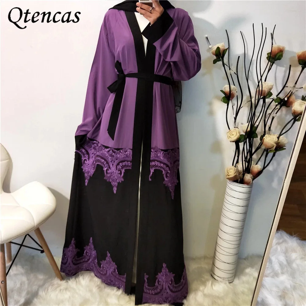 

Мусульманская мода открытая Абая Дубай Турция хиджаб платье абаи для женщин турецкие платья ислам одежда Кафтан платья мусульманские