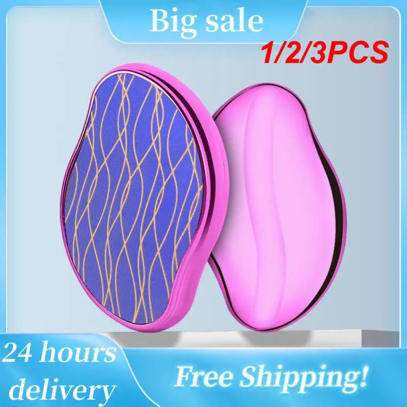 

1/2/3PCS New Physical Hair Removal Painless Safe Epilator Easy Cleaning Reusable Body Beauty Depilation Tool Crystal Hair Eraser